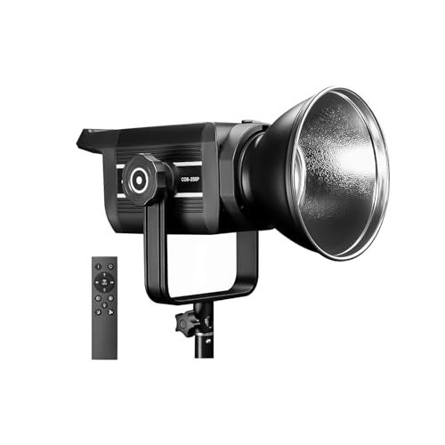 HIFFIN (COB-250P) 250W Bi-Color Continuous LED Video Light with 9 FX Modes, 2800K–6800K Adjustable, 10–100% Brightness Control, Remote Operated Studio Lighting for Photography & Videography - Image 1