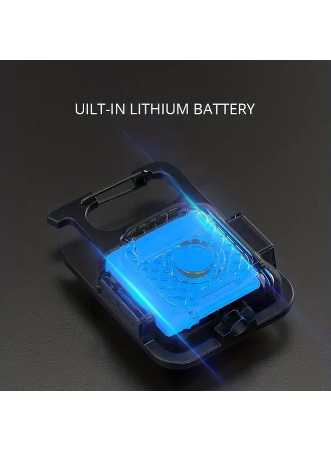 Mini LED Keychain Light COB Black USB Rechargeable Portable Flashlight For Hiking Fishing Emergency - Image 3