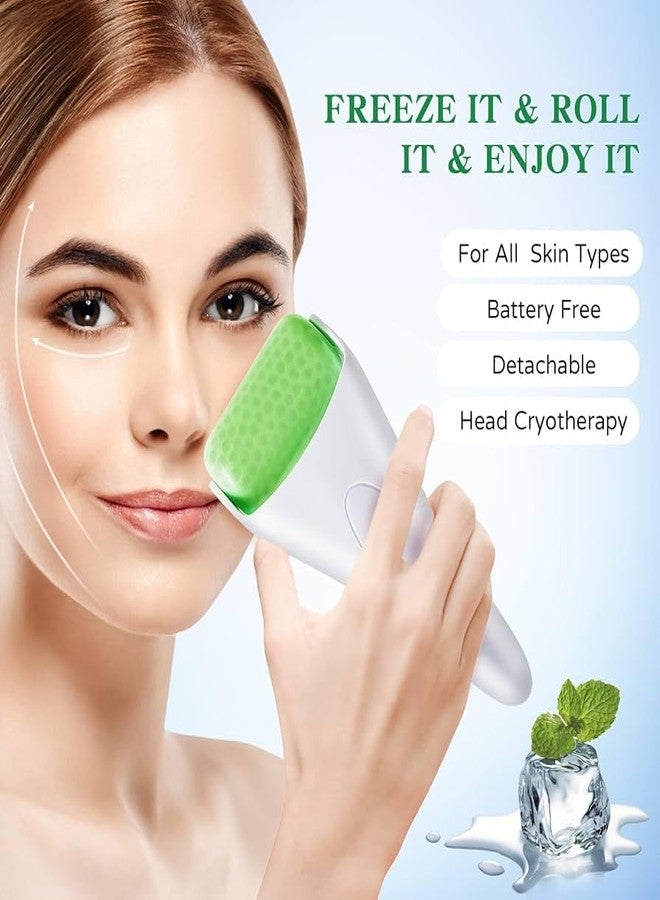 Finner Reusable Face Ice Roller for Puffiness, Skin Tightening and Soothing Massage Tool (White, Pack of 1) - Image 4