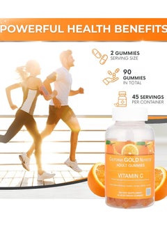 California Gold Nutrition Vitamin C Gummies Natural Orange Flavored Support Immune Health and Antioxidant Activity Gelatin Free 90 Vegetarian Gummies  - Image 4