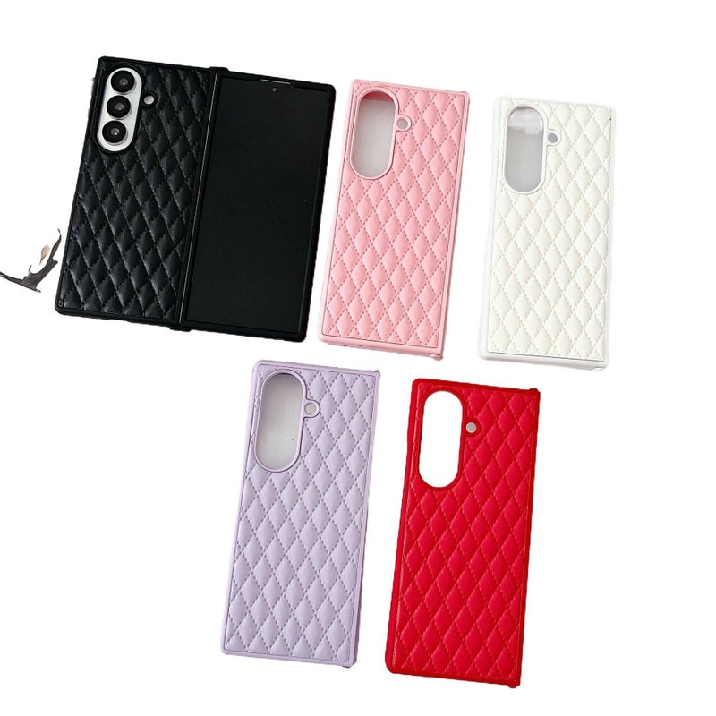 Protective Case | Purple | Film | Love Heart Pattern | Bracelet | Cover for Samsung Galaxy Z Fold 7 - Image 3