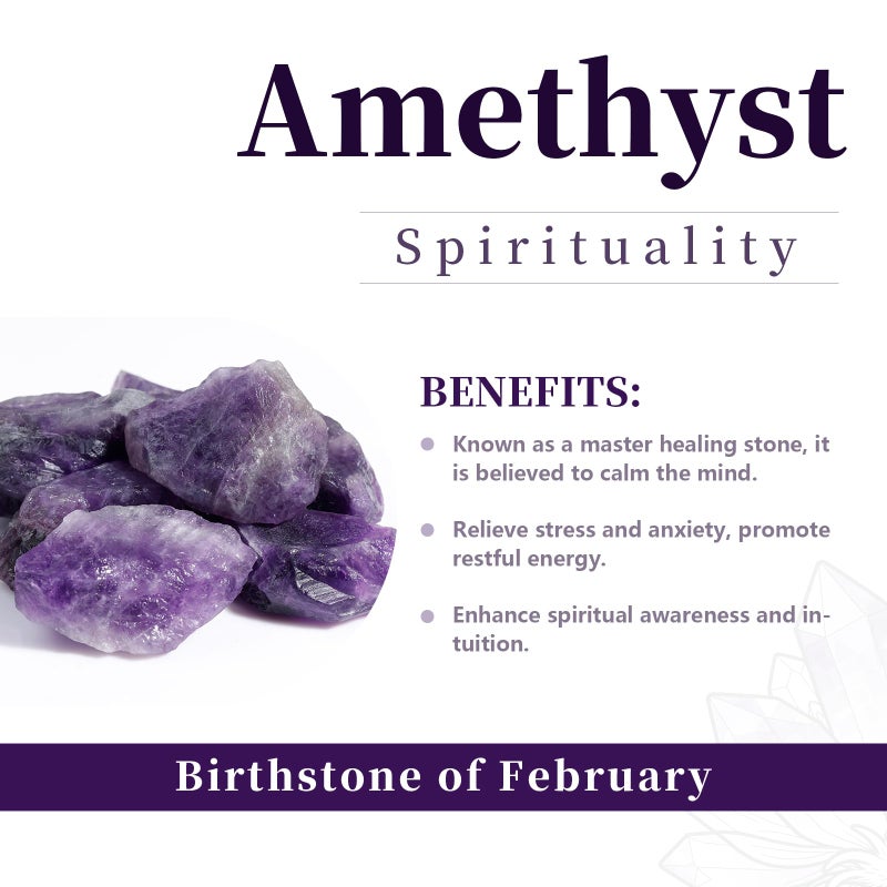 Rockcloud Healing Crystal Amethyst Pyramid Metaphysical Stone Figurine - Image 2