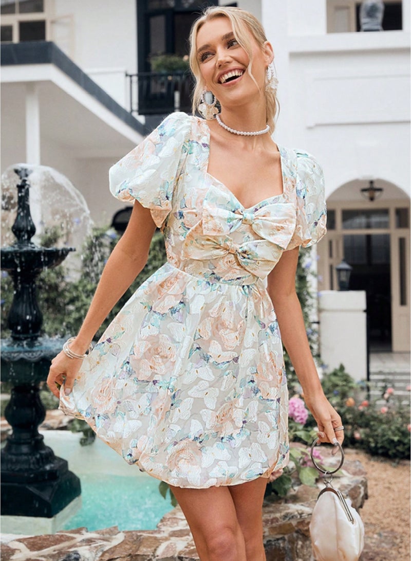 SIMPLEE Women's Summer Elegant DressLight & Comfortable Lightweight Cotton Blend Perfect for Outings 