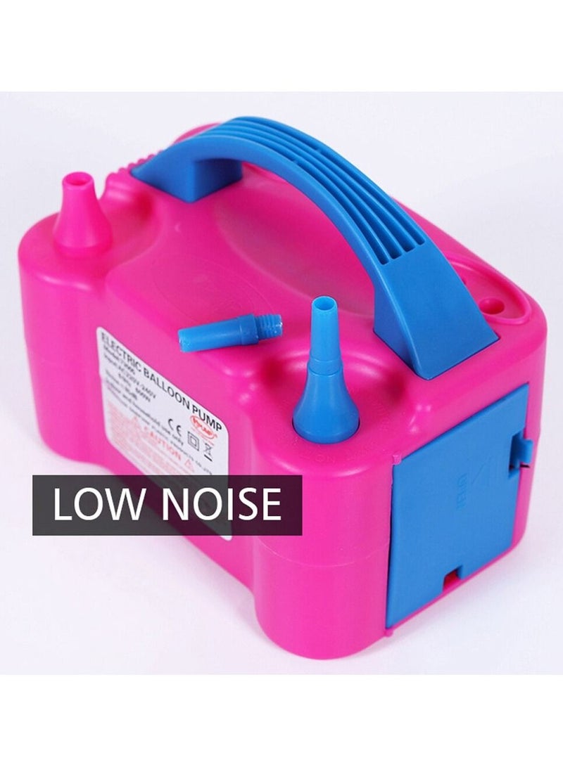 مضخة هواء كهربائية بقوة عالية مع فوهتين لتضخيم البالونات لحفلات الزفاف - Image 3