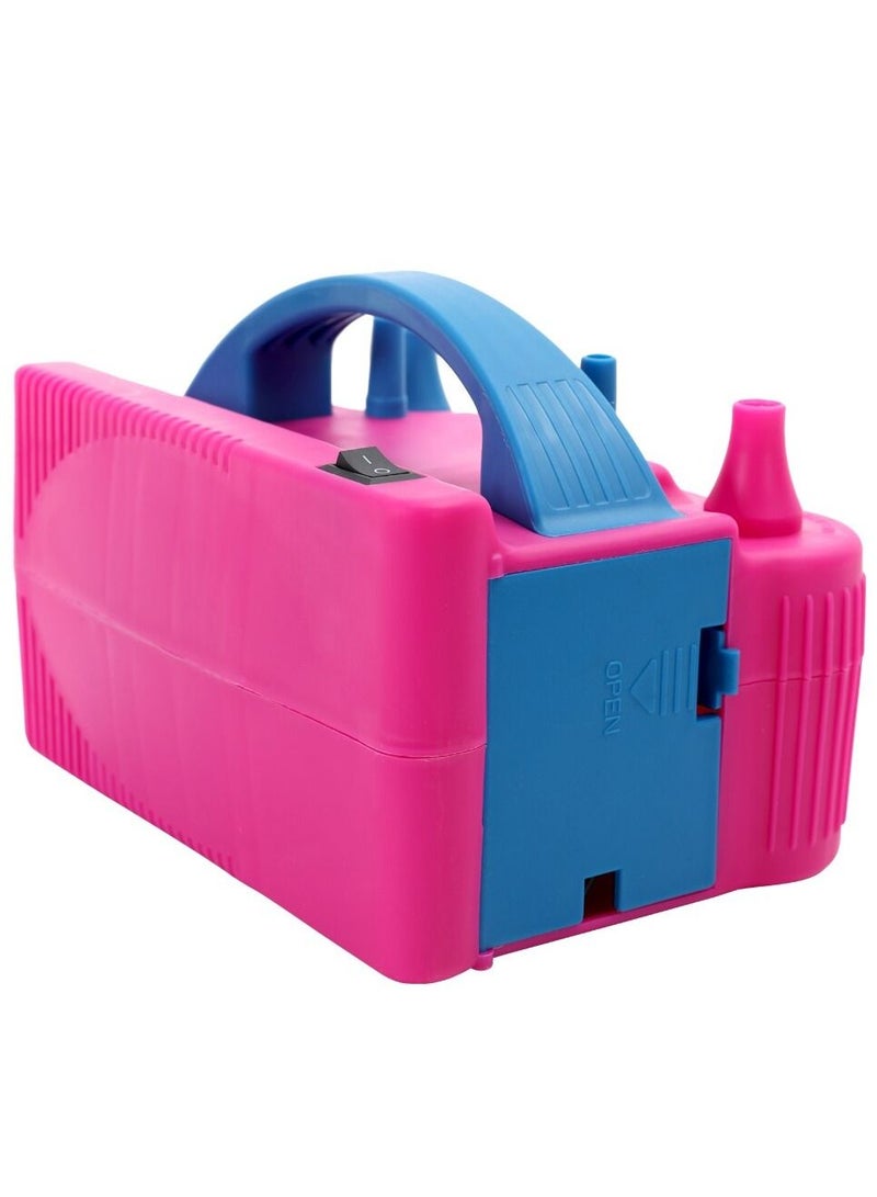 مضخة هواء كهربائية بقوة عالية مع فوهتين لتضخيم البالونات لحفلات الزفاف - Image 4