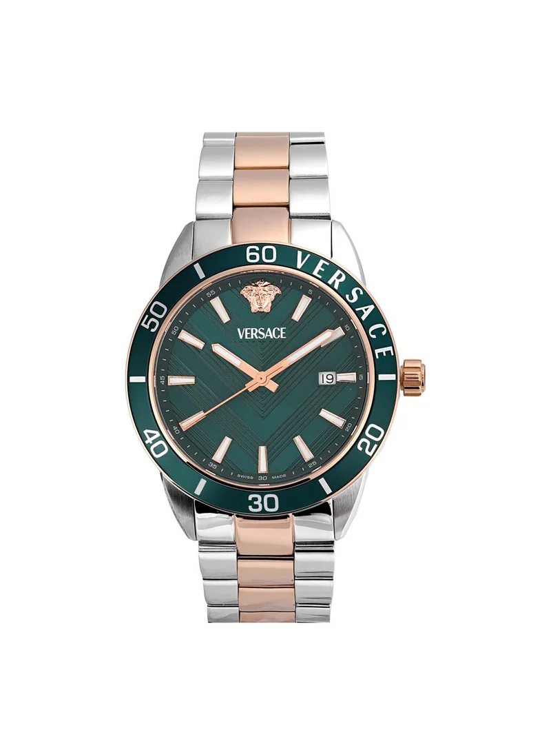 فيرزاتشي Greca Urban Quartz Green Dial Watch