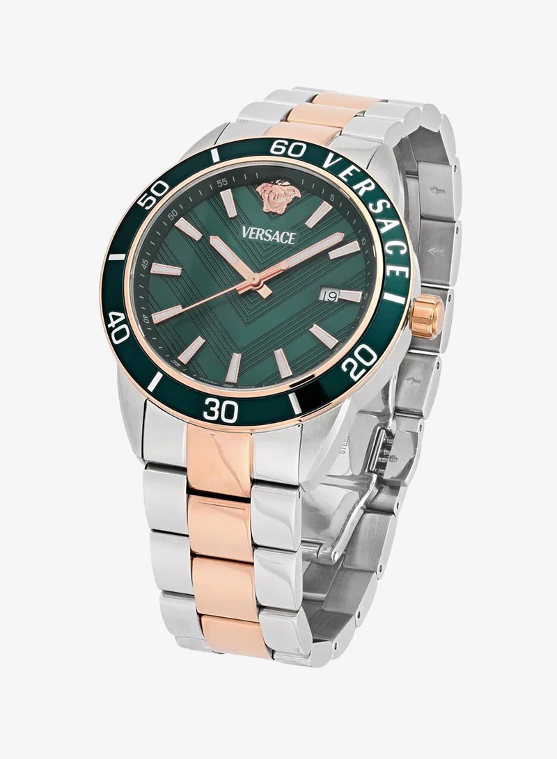فيرزاتشي Greca Urban Quartz Green Dial Watch