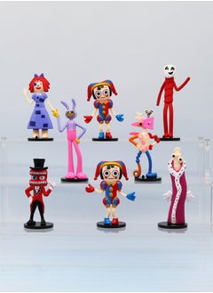 GUDOO 8 Pcs The Amazing Digital Circus Plush Toys 10 cm Action Toy for TV Fans Gift for Boys Girls  - Image 5