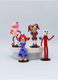GUDOO 8 Pcs The Amazing Digital Circus Plush Toys 10 cm Action Toy for TV Fans Gift for Boys Girls  - Image 4