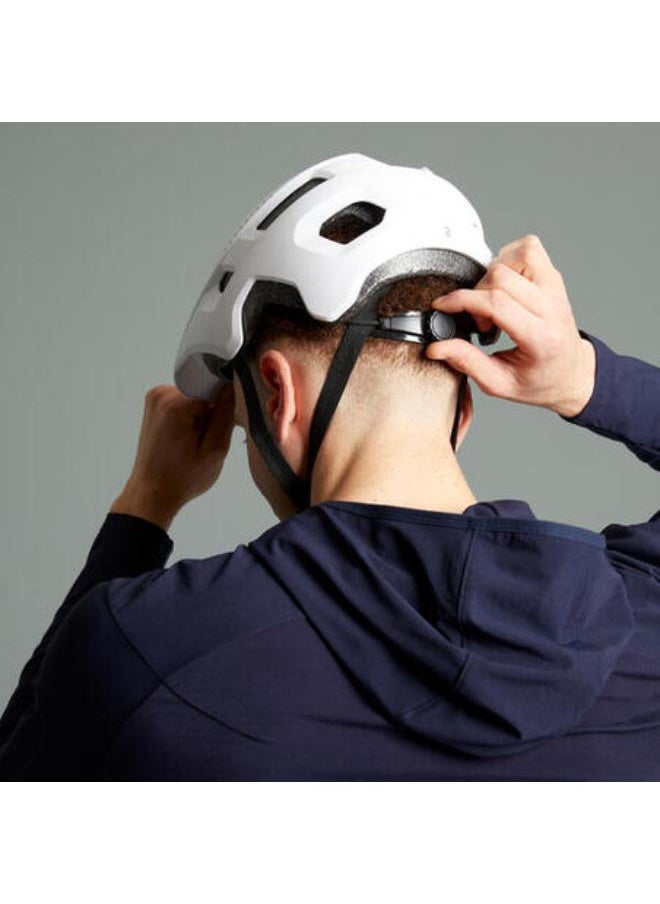 Rockrider Mountain Bike Helmet EXPL 100 - White  - Image 3