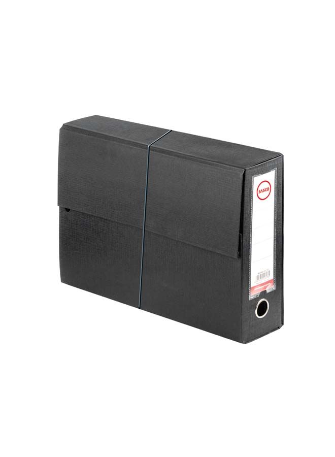 sasco Sasco Archive Box Fluscab Carton Covered with Plastic - Black
