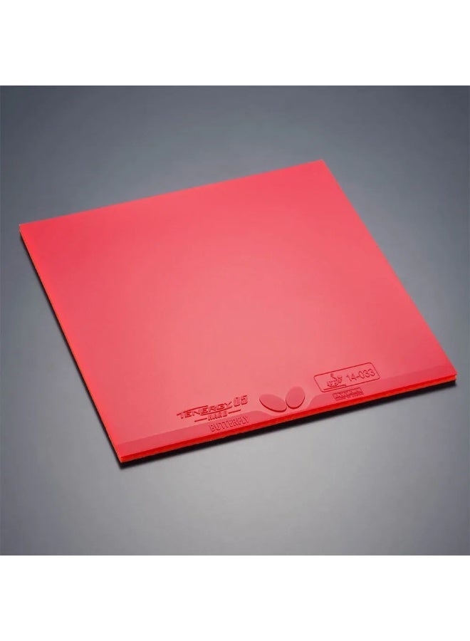 Butterfly Tenergy 05 HARD Table Tennis Rubber - Red, 2.1mm - Image 3