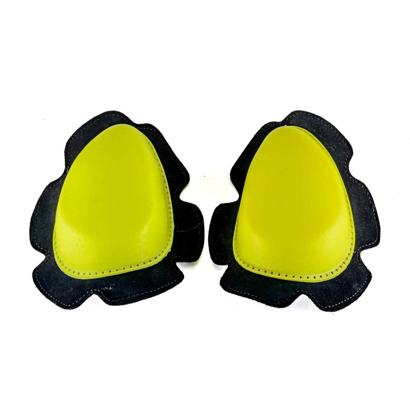 MOTO4U Universal Motorcycle Racing Knee Slider New In Fluorescent Yellow