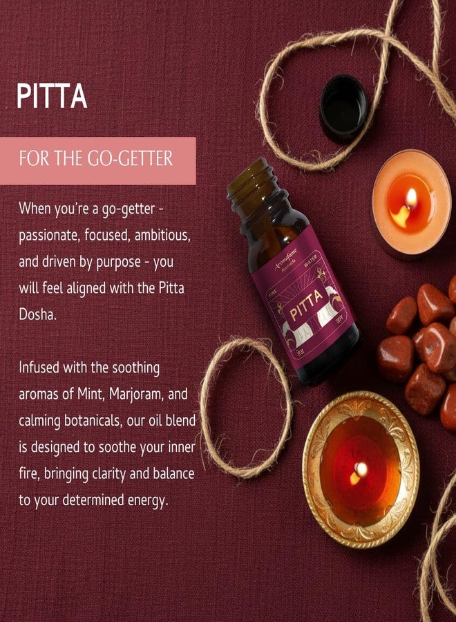 Aromafume Mint & Marjoram Ayurveda Essential Oil Diffuser Blend | Pitta Balancing | Pitta Dosha | Aromatherapy Diffuser Oil | Relaxation, Yoga & Stress Relief Gifts |Scents for Home| 10ml/0.33 fl oz | Aromafume - Image 4