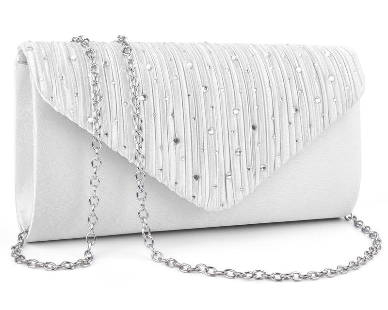 TINDTOP Evening Clutch Purses for Women Handbags for Formal Wedding Party Cocktail Prom Crossbody Shoulder Envelope Bag - Image 1