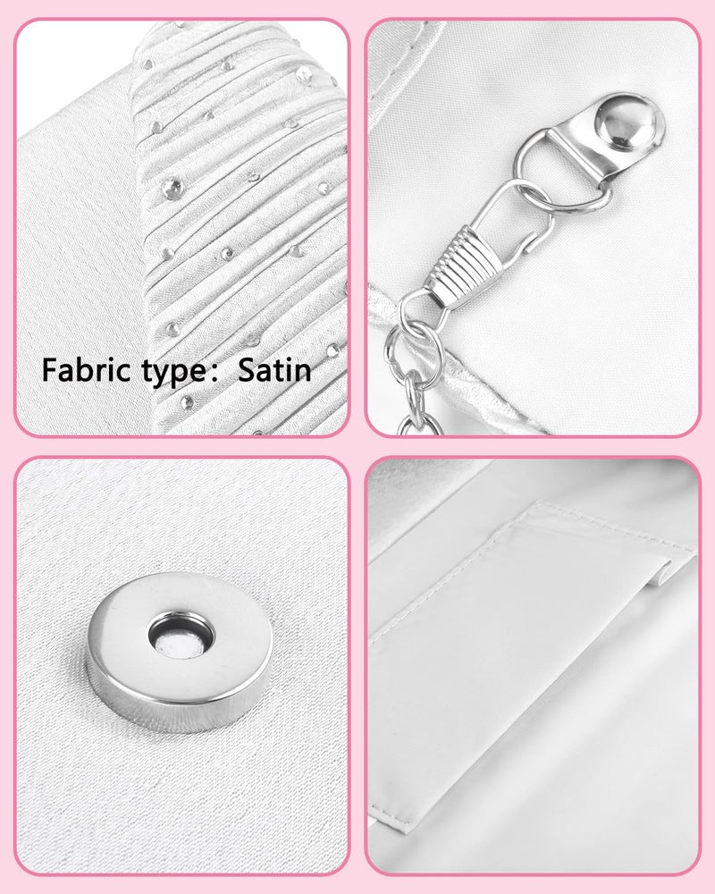 TINDTOP Evening Clutch Purses for Women Handbags for Formal Wedding Party Cocktail Prom Crossbody Shoulder Envelope Bag - Image 5