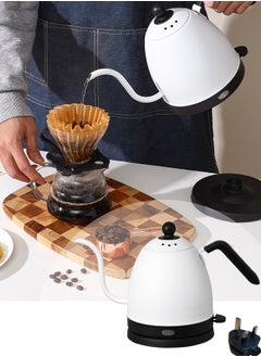 White electric kettle