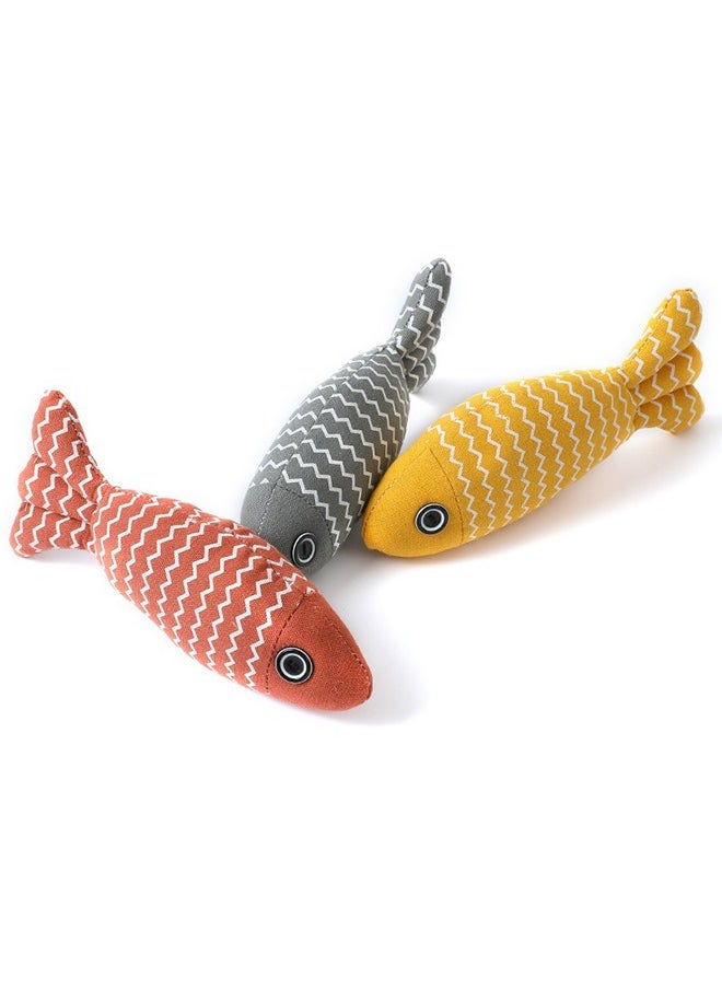 Generic - 2 Pack Cat Fish Pillow Cat Chew Toy, Cat Fish Toy for Kitten Puppy Exercising, Cute Fish Pillow for Cat Sleeping set of 2 (color random)) - Image 1