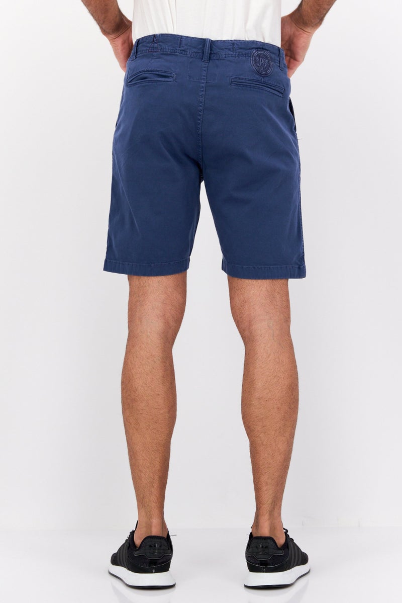 Paperbacks Men 9 Inseam Solid Chino Shorts, Navy - Image 3