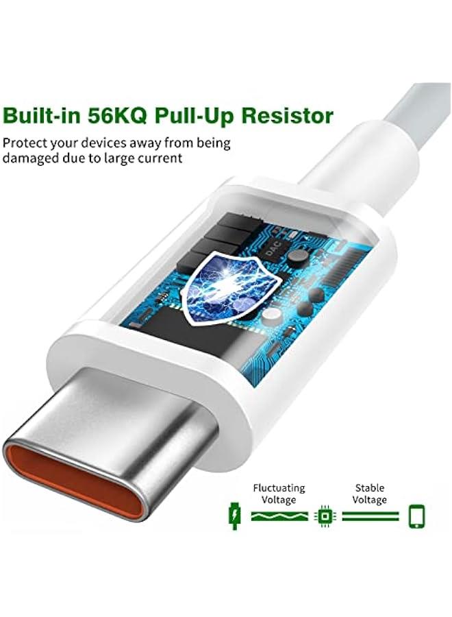 كيبل USB C للشحن السريع (توربو) 120 واط 6 امبير متوافق مع جوالات شاومي وريدمي وبوكو من ماتجاري (1 متر) - Image 4