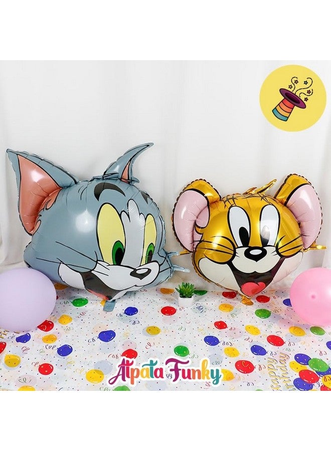 Atpata Funky Tom & Jerry theme Foil Balloons Set (Pack of 10pcs.) - Image 5