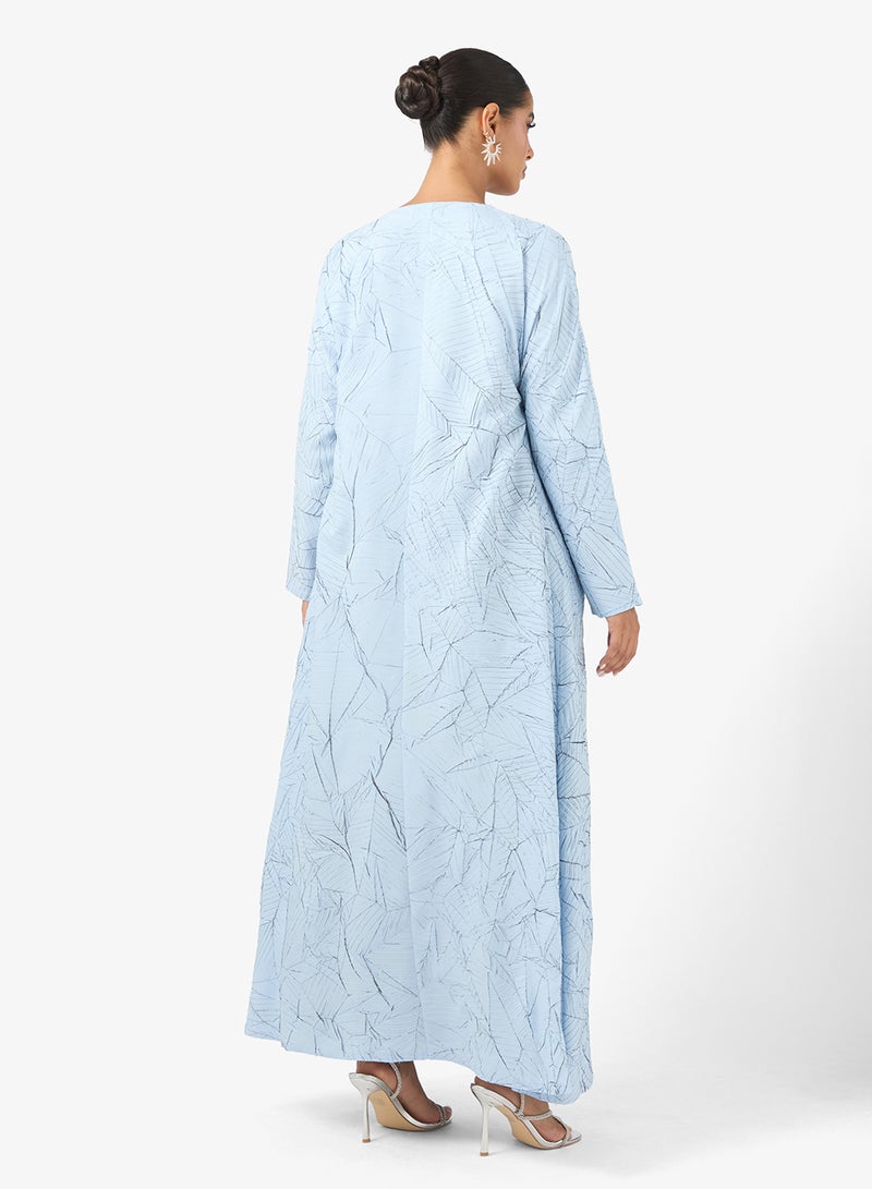 Khizana Textured Abaya - Image 2
