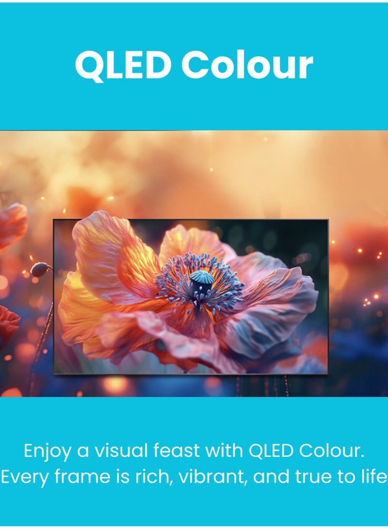 Hisense 65Q6Q  International Model | 65 Inch QLED 4K 60Hz VIDAA Smart TV | QLED Colour| Dolby Vision | Dolby Atmos | AI 4K Upscaler | AI Smooth Motion | Game Mode Plus 60Hz ALLM | Game Bar | Voice Control 65Q6Q Black - Image 4