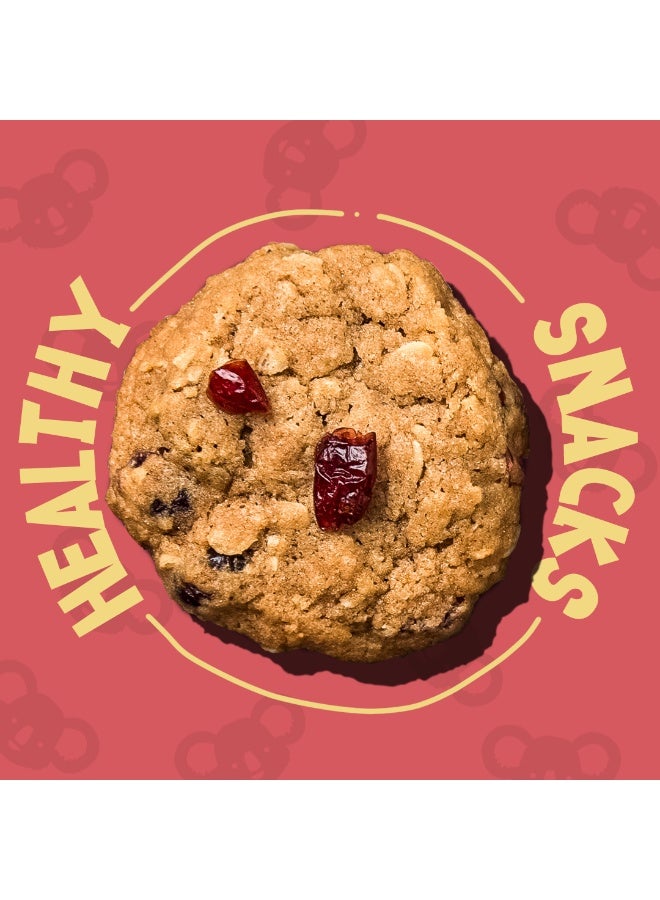 Koala Picks 6pcs Cranberry Oat Cookies – Healthy Snack for Kids & Adults – No Preservatives – Made with Oats, Date Powder & Cinnamon – Pack 3 Packs of 2 Cookies each – Nutritious Biscuits for Lunchbox - Image 5