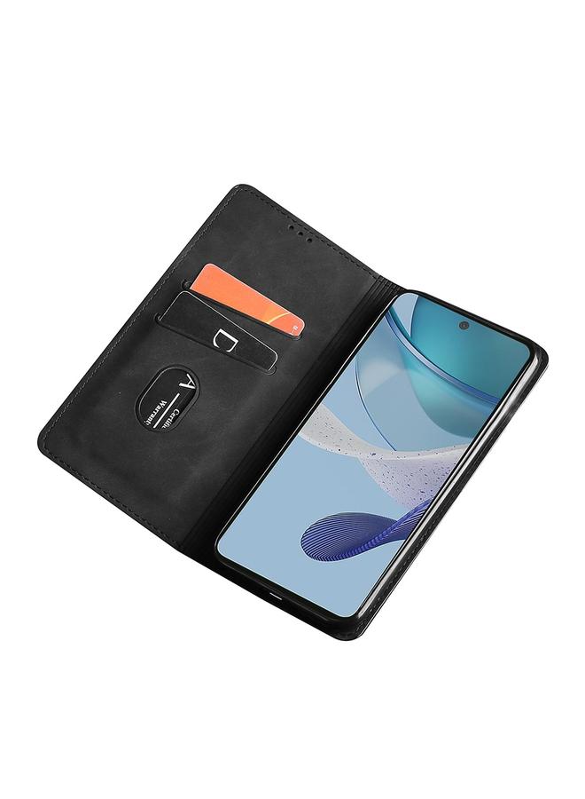 اس-توب جراب لهاتف Samsung Galaxy A54 5G جراب هاتف جلدي مغناطيسي بملمس الجلد - Image 3