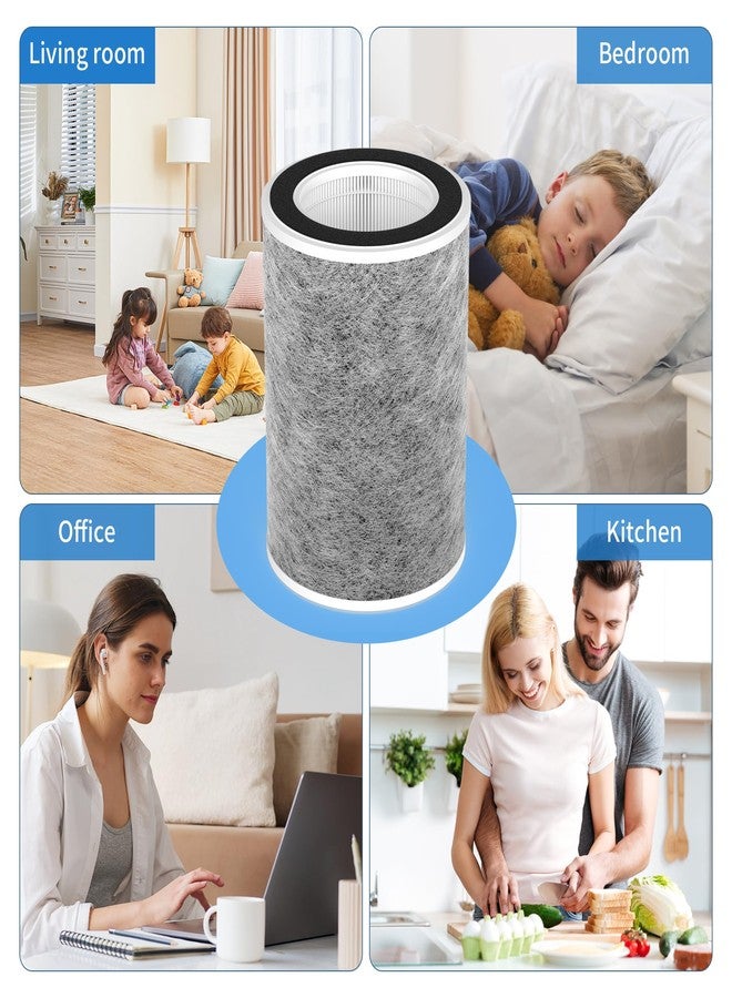 FCFMY 1 Pack HP201 HP202 HEPA Replacement Filter Compatible with Shark Clean Sense HP200 HP201 HP202 HP232 Neverchange HP301 HP302 UA205 HC502 AP1000 Air Cleaner Purifiers MAX, Part #HE2FKBAS, HE2FKBASMB - Image 4