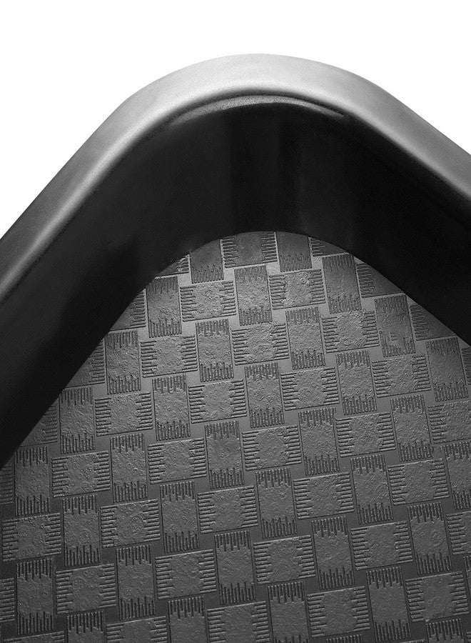 JOIKIT 8 Pack 12 x 16 Inch Fast Food Trays, Plastic Fast Food Serving Trays Rectangular Cafeteria Tray Textured Food Serving Trays for Commercial, Home Use, Black - Image 3