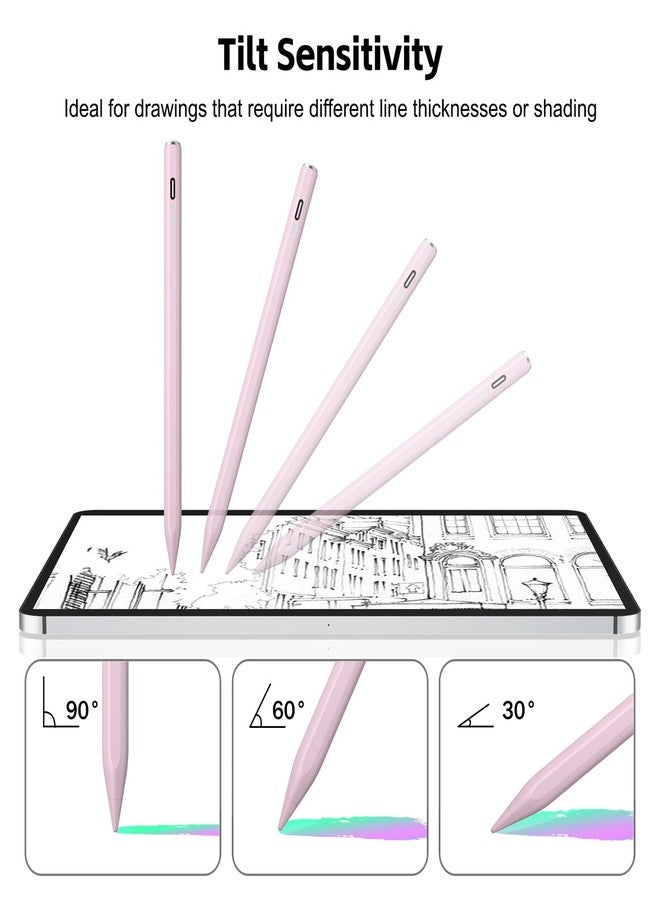 Aspaper Stylus Pen for iPad with 13mins Fast Charge,Tilt Sensitive Palm Rejection Pencil for 2018-2024 iPad Pro 11/13 M4, iPad Air 11/13 M2, iPad Pro 11/12.9, iPad 10/9/8/7/6,iPad Air 5/4/3,iPad Mini 7/6/5 - Image 5