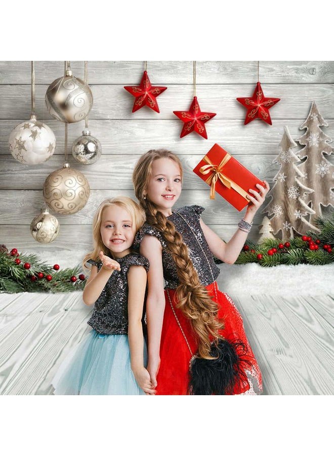 OUYIDA 10X10FT Seamless Christmas Theme CP Pictorial Cloth Photography Background Computer-Printed Vinyl Backdrop SD768A - Image 3