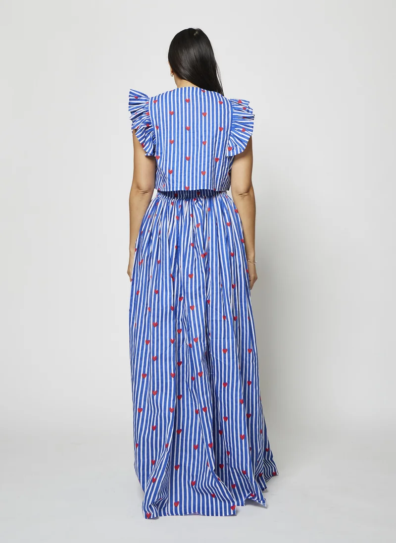 Kyshmysh  BLUISH SKIRT SET for Women | Best Price UAE