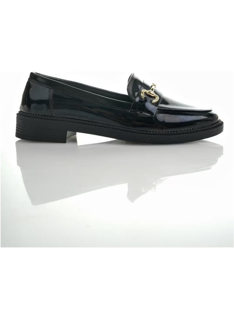 muggo Sussie Guaranteed Metal Buckle Women's Loafer Casual Shoes - Image 4