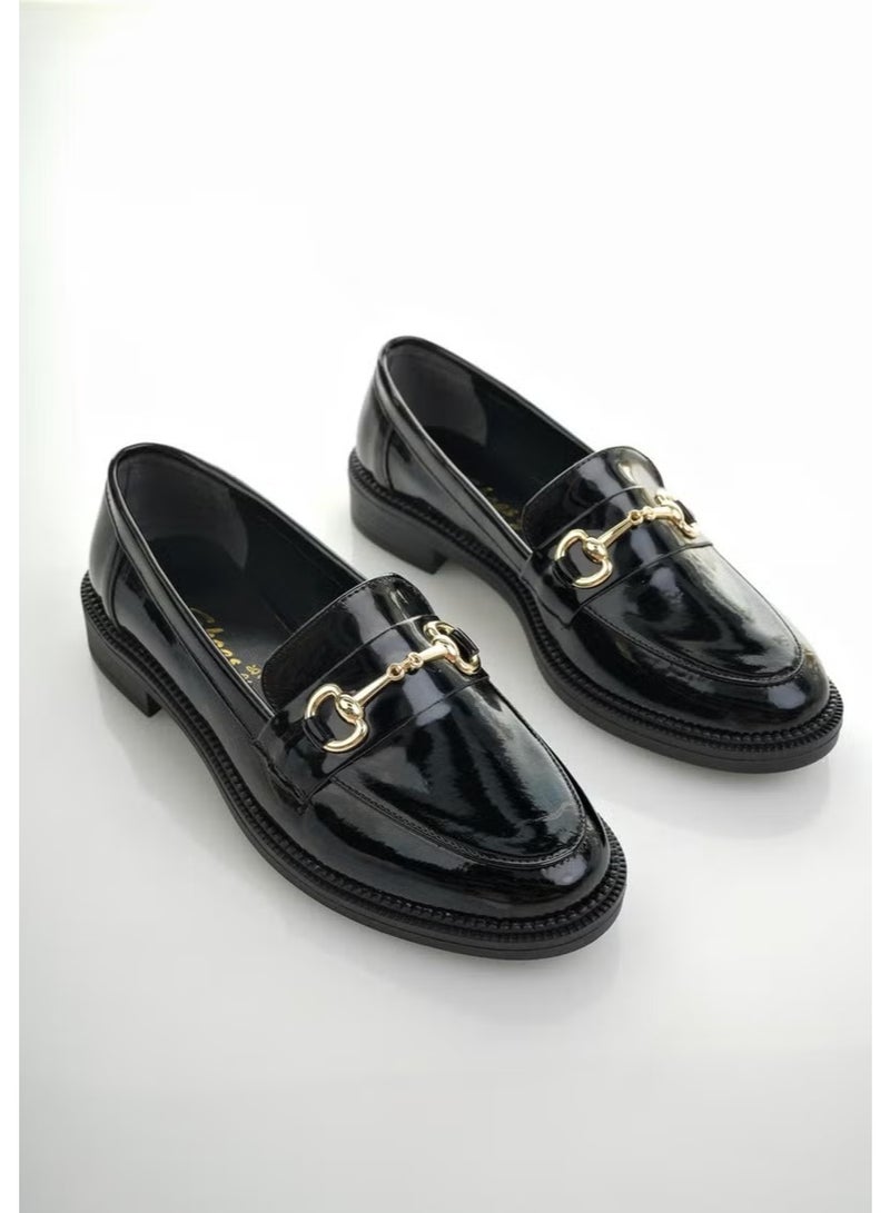 muggo Sussie Guaranteed Metal Buckle Women's Loafer Casual Shoes - Image 2