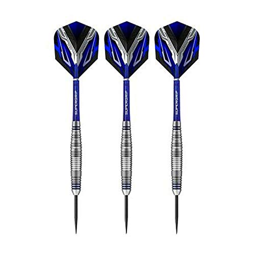 Harrows Vespa Darts, Steel Tip Brass w/Prime Flights & Supergrip Fusion Shafts, 24 Grams (22 Grams) - Image 2