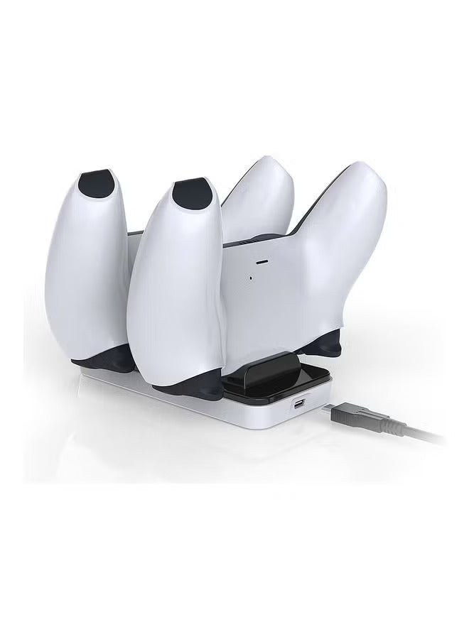 دوبي قاعدة شحن مزدوجة لوحدات تحكم بلايستيشن 5 مع كابل تايب-سي – شحن سريع - Image 2