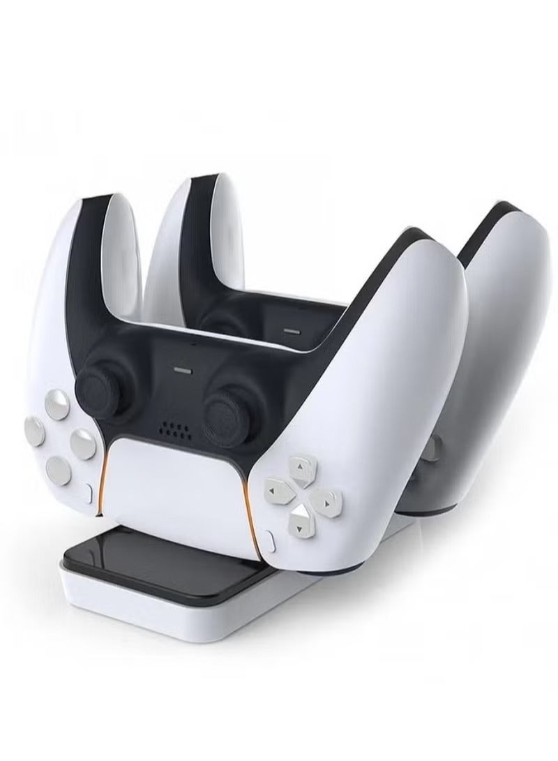 دوبي قاعدة شحن مزدوجة لوحدات تحكم بلايستيشن 5 مع كابل تايب-سي – شحن سريع - Image 5