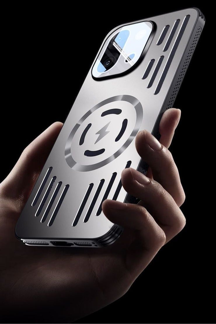 عام غطاء متوافق مع ون بلس 13T، هيكل معدني مفرغ لتبديد الحرارة مع حماية الكاميرا 【متوافق مع ماج سيف】 - هيكل سيليكوني رفيع مقاوم للصدمات. - Image 5