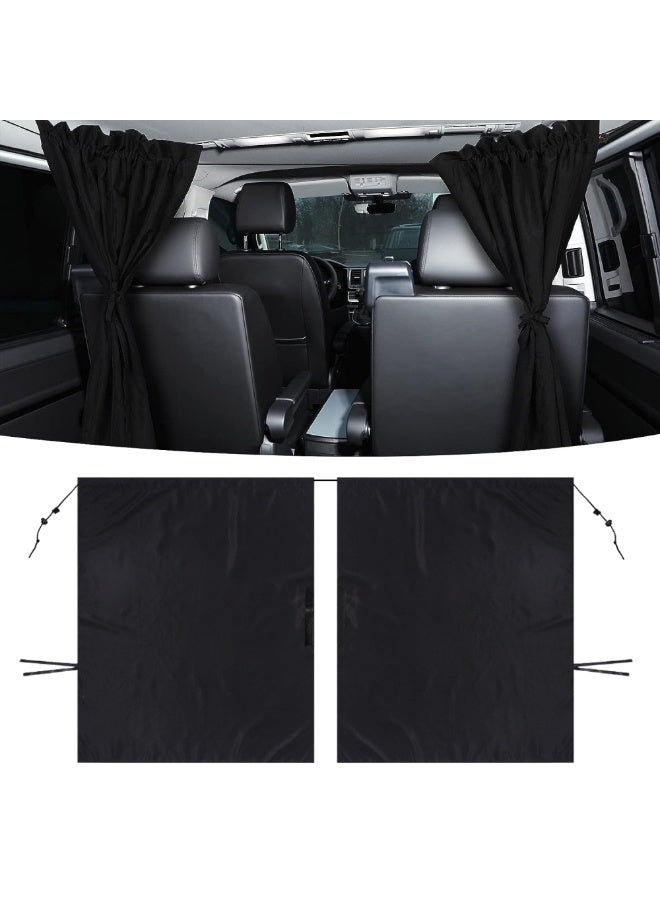 Car Divider Curtain, Universal Blackout Protective Privacy Covers for Auto, Detachable UV Sun Shades for Travel Camping Nap Sleeping, Automobile Interior Accessories, 140X80cm - Image 1
