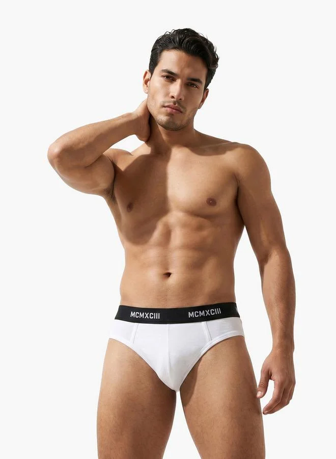 Splash FAV Printed Waistband Cotton Briefs   Pack of 3