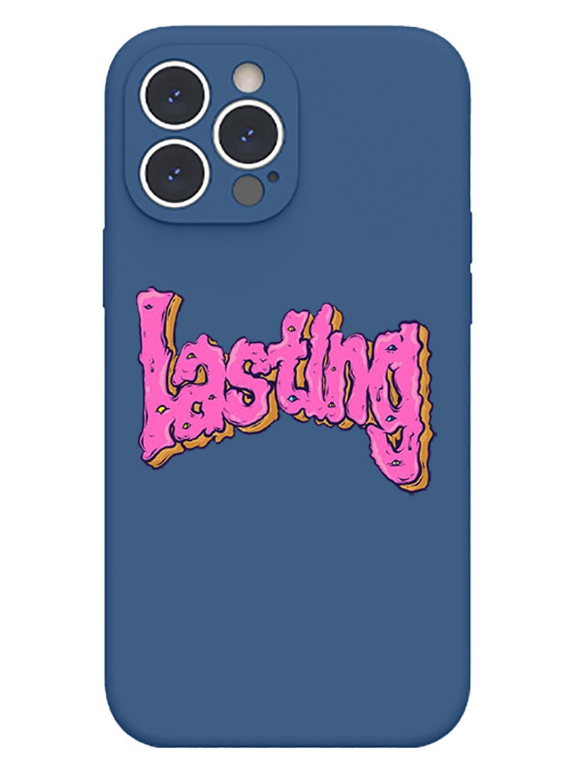 Theodor Protective Slim Fit Case Liquid Silicone Cover with Full Body Protection Anti-Scratch Shockproof Case For iPhone 12 Pro Max Blue  - Lasting copy - Image 1