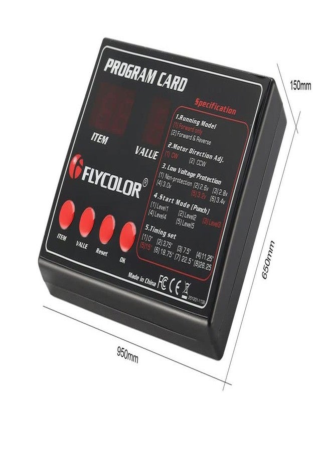 Flycolor بطاقة برمجة FLYCOLOR FlyMonster لوحدات التحكم عن بُعد لقوارب RC ESC وحدة التحكم في السرعة الإلكترونية (70A/90A/120A/150A) - Image 2