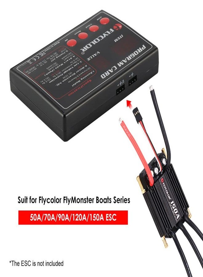 Flycolor بطاقة برمجة FLYCOLOR FlyMonster لوحدات التحكم عن بُعد لقوارب RC ESC وحدة التحكم في السرعة الإلكترونية (70A/90A/120A/150A) - Image 5