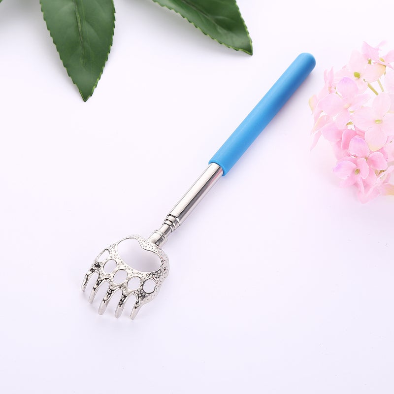 Stainless Steel Bear Claw Back Scratcher Lake Blue 