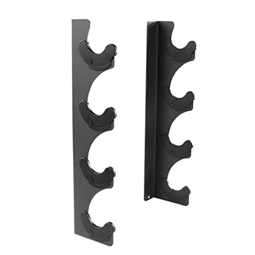 Lovind Horizontal Barbell Rack 4 Bars Holder Wall Mounted Barbell Holder Barbells Storage Rack Weight Bar Holder for Gym - Image 1