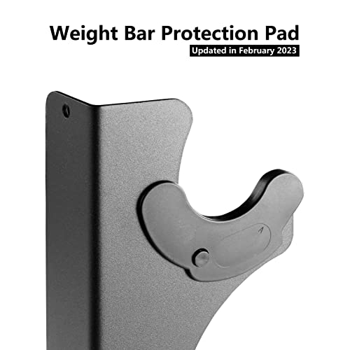 Lovind Horizontal Barbell Rack 4 Bars Holder Wall Mounted Barbell Holder Barbells Storage Rack Weight Bar Holder for Gym - Image 3
