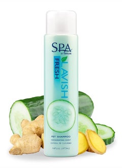 SPA Lavish Dog Shampoo | Fresh Scented Deodorizing Dog Shampoo | Naturally Derived Salon Grade Ingredients | Made in the USA | 16oz