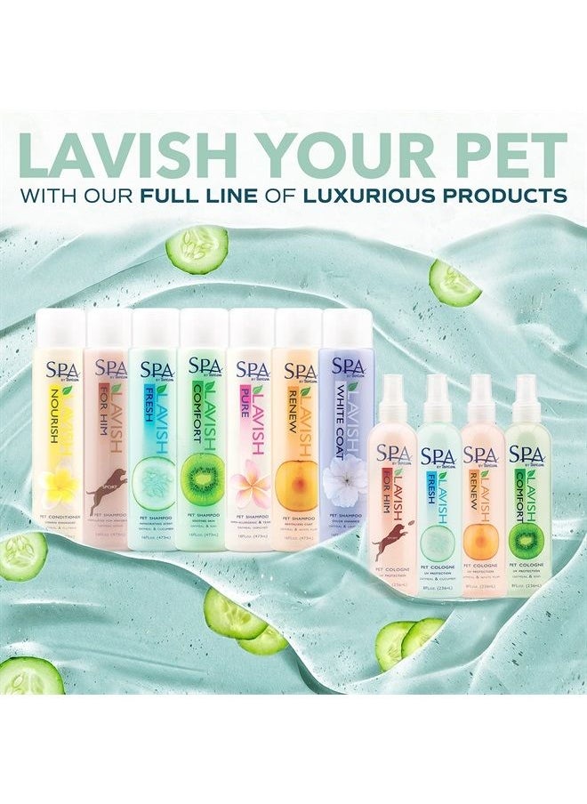 TropiClean - SPA Lavish Dog Shampoo | Fresh Scented Deodorizing Dog Shampoo | Naturally Derived Salon Grade Ingredients | Made in the USA | 16oz - Image 1